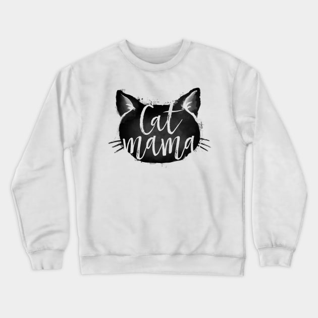 CAT MAMA I Crewneck Sweatshirt by Medusa Dollmaker